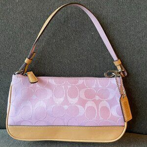 Vintage Pink Coach Signature wristlet, 6094